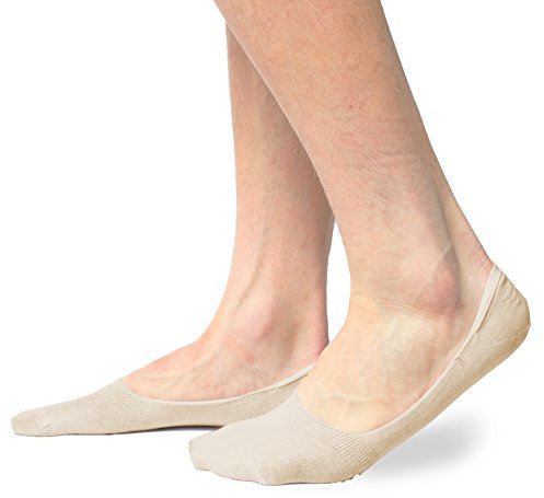 Ciocca Fantasmini con Tallone e Bordo Antiscivolo in Cotone Traspirante - calzini 6/12 Paia - Tre Taglie [063_003_I_6]