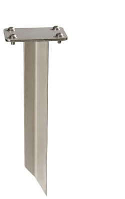 SchneckMetall Erdspieß für runde Wasserzapfstelle Edelstahl Wasserzapfsäule Wasserverteiler