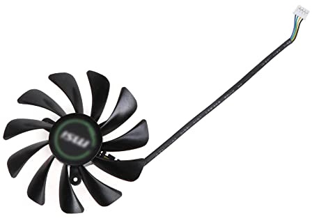 VERBENA XY-D10015SH Ventilateur de refroidissement pour carte graphique MSI GeForce RTX 2060 AERO ITX 6G OC GTX 1660TI 13,85 12,27 12,27 12,27