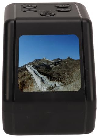 Scanner de Films et de Diapositives à Numérisation Rapide, Convertit 135 110 126 Films/Diapositives/négatifs de 8 Mm en Photos JPG Numériques 12 MP, écran LCD 2 Pouces