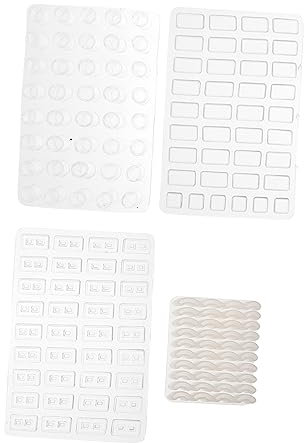 SAFIGLE 1 Set Brick Mould Set Mini Brick Silicone Mould Dollhouse Miniature Stones DIY Sand Table Accessories Fondant Mould Brick Moulds in Scale 1:12 Mini Stones Silica Gel Track Tiles