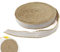 CHSEROK 20m x 2.6mm Natürliche Jute Bänder, Juteband mit Spitze, Geschenkband Hochzeit, Dekoband Jute Geeignet für DIY Bastelarbeiten, Hochzeitsfeier Dekorationen, Heimdekorationen