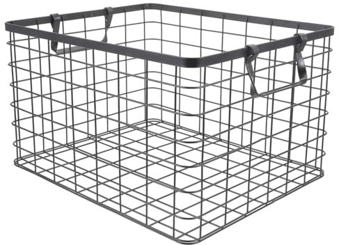 YARNOW Cesto Portalegna Da Campeggio in Ferro Facile Da Trasportare E Riporre Senza Base Ideale Per Uso Esterno