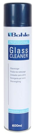 Bohle professional Glass Cleaner 600ml | Streak-Free Foam Spray for Glass, Tiles, Mirrors, Plastics | High Cleaning Power | Ideal for Post-UV Bonding Cleanup | Environmentally Friendly (1)