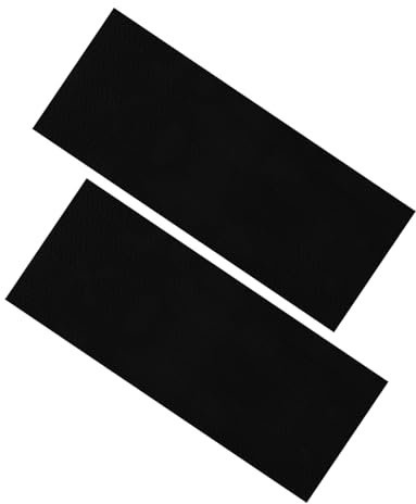 SAFIGLE Rutschfeste Schuhsohlenschoner Aus Schuhsohlenflicken Für Hausschuhe Zum Selbermachen Zuschneidbar Für Schuhreparatur Schwarze Gewellte Sohlenreparaturpolster