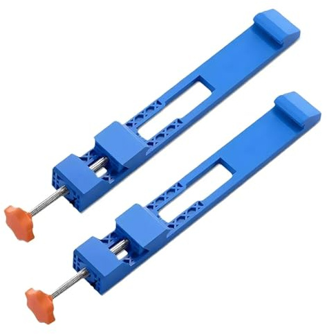 Système de rail de guidage réglable de précision | Fixation de positionnement pour scie circulaire électrique avec échelle gravée au laser et dos antidérapant – Guide de coupe polyvalent pour bois