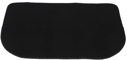 Hemobllo Tappetino Ignifugo per Caminetto Mezza Forma in Poliestere e Pvc Resistente alle Alte Temperature per Uso Interno Invernale Moderno e Decorativo