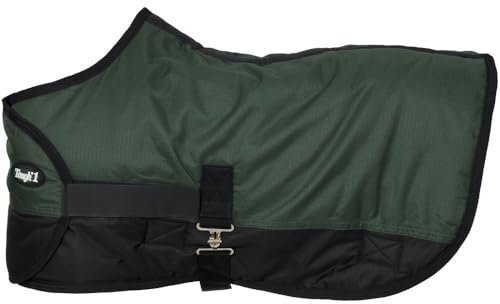Tough 1 600D wasserdichte Poly verstellbare Fohlendecke Jägergrün, groß