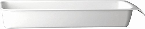 APS 83961 GN 2/4 Schale CASCADE, 53 x 16,2 cm, Höhe 7,5 cm, 3,65 Liter, Melamin, weiß