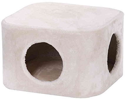 Nobby STARSYSTEM Höhle eckig DE LUXE beige 48 x 48 x 30 cm