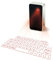 Esupfly Portable Virtual laser tastiera e mouse wireless Bluetooth laser Projection Projected tastiera per Apple iPhone, iPad, Samsung, smartphone e tablet Android, laptop, PC, computer Silver+Black
