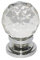 Glass Cupboard Door Knob Ball Handle- 32mm / Chrome Plated Backplate