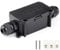 COOLWEST IP66 Junction Box Waterproof Outdoor 2 Cable PG9 Black Plastic Connector Gland Electrical