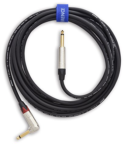 Reference cavo audio RICS01-BK-JJR-4,5-N metri 4,5 jack mono maschio 6,3 mm jack mono maschio 6,3 mm