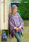 James C Brett JB555 Knitting Pattern Womens Poncho/Tabbard and Hat in Marble Chunky