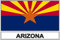 Akachafactory Sticker Aufkleber Flaggen Flagge Fahne Arizona AZ