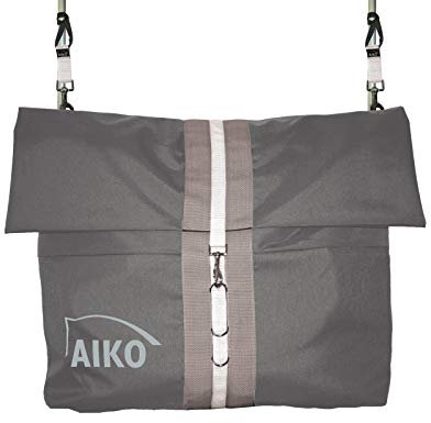 AIKO Multifunktionelle Riesentasche, Boxentasche, Schabrackentasche - 80x60cm, mit Zubehör (platingrau)