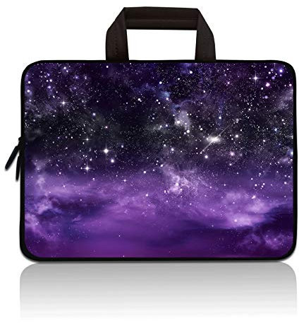11 11.6 12 12.1 12.5 inch Laptop Carrying Bag Chromebook Case Notebook Ultrabook Bag Tablet Cover Neoprene Sleeve Fit Apple MacBook Air Samsung Acer HP DELL Lenovo Asus(Galaxy)