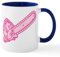 CafePress Pink Chainsaw of Love Mug 11 oz (325 ml) Ceramic Coffee Mug