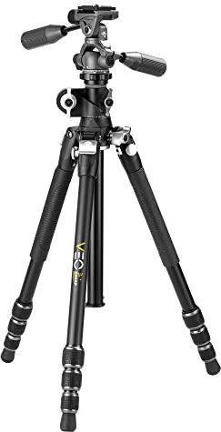 Vanguard VEO 3T+ 234AP - Trépied en Aluminium Pliable et décentralisable avec rotule à 3 Voies