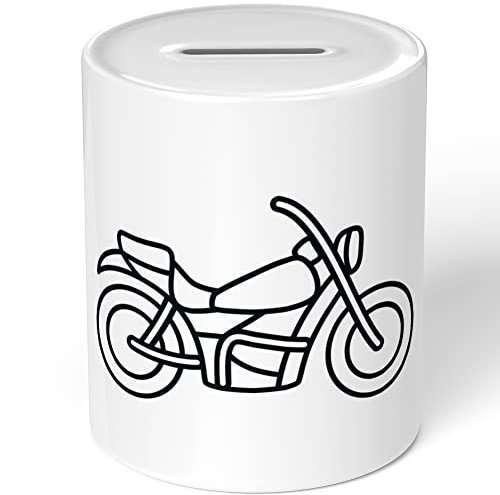JUNIWORDS Spardose Sparbüchse, Silhouette Motorrad