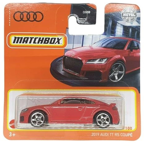 Matchbox - 2019 Audi TT RS Coupe - MBX 49/100 - HFR62 - Short Card - Superfast Lesney - rot - Mattel 2022
