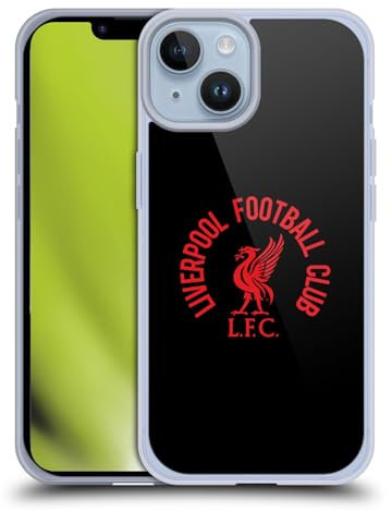 Head Case Designs Offizielle Liverpool Football Club LFC Rot Und Schwarz Liver Bird Soft Gel Handyhülle Hülle kompatibel mit Apple iPhone 14