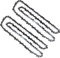 Opuladuo 2PC 18 Inch Chainsaw Chain for Oregon CS1500, 18 Chain Replacement for EGO CS1804 CS1800-3/8 Pitch .050 Gauge 62 Drive Links