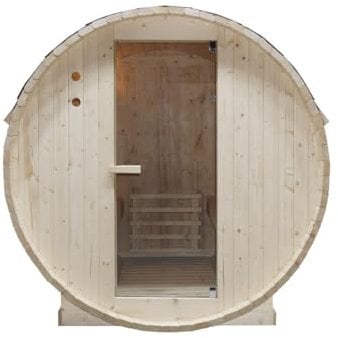 Venta-unica Vogue Sauna - Sauna de Exterior 4 plazas - Ancho 185 x Prof. 180 x Alt. 190 cm - ISOKYRO