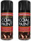 PNJB 2 X Black Coal Paint Rejuvenates Gas Coals Fire Spray Can Gallery Paint 400ml, 𝐋ong Lasting And 𝐃urable 𝐅inish, Ideal For Garden BBQ, Stoves, Firepits