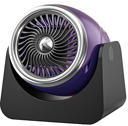 Baceyong 1 ventilateur de chauffage de voiture 12 V, chauffage silencieux rapide, double utilisation froide et chaude, dégivrage et désembuage rapides, violet