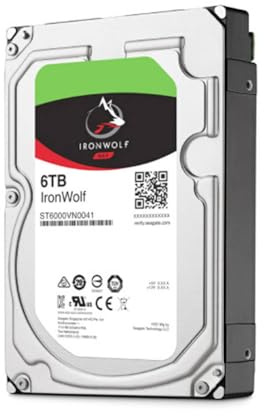 HDD para IronWolf ST6000VN0033 ST6000VN0041 6TB 3,5 SATA 6 GB/s 128MB 7200RPM para Disco Duro Interno para HDD empresarial