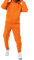 Redbridge Stylischer Herren Jogginganzug Set Kapuzenpullover und Jogginghose Premium Sweat Anzug Loose Fit Orange M