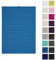 Rettika® Plissee mit Bohren, Breite: 95 cm, Höhe: 100 cm, Blau, Fensterrollo Sonnenschutz, Plisseerollo innen, Rollo für Fenster mit Bohren