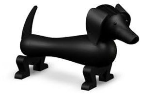 Kay Bojesen - Hund klein H: 11 cm, Jubiläumsedition, 3, Brown
