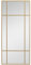 HOMCOM Wandspiegel 110 x 50 cm dekorativer Spiegel mit Metallrahmen, rechteckiger Spiegel für Schlafzimmer, Badezimmer Gold
