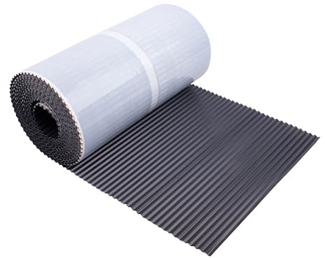 Decket Kaminanschlussband EuroTec Classic AL 300, Schwarzgrau | selbstklebendes Schornstein-Anschlussband; Aluminium-Wandanschlussband; witterungs- & UV-beständig; für Dachabdichtung