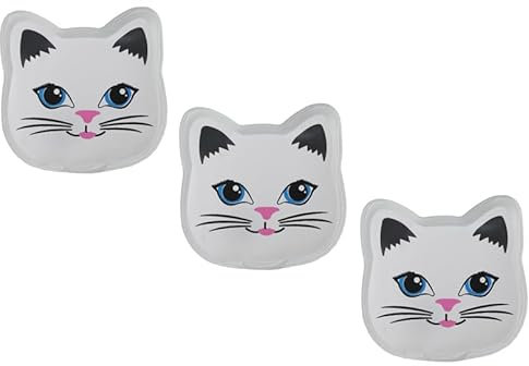 3 Handwärmer Taschenwärmer Taschenheizung Wärmekissen Wärmer Hund Katze 3er SET (3 x Katze)