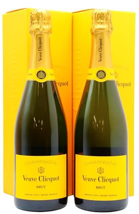 Veuve Clicquot - Yellow Label Brut - Champagne 75cl x 2 12.5% ABV (2 x 75cl)