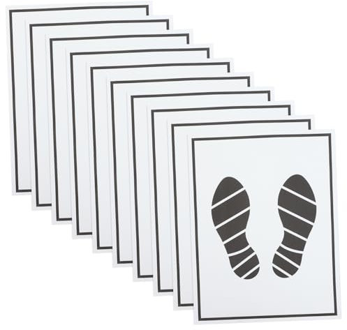 MUCKLILY 100pièces Lot de Tapis Voiture Papier Jetables Légers Pliables pour Protection Sol Auto Pratique