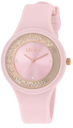 Liu Jo - Orologio Sportivo da donna al quarzo in gomma - Modello Dancing Sport TLJ2528 - Orologio con cristalli girevoli nel quadrante