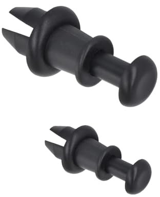 RAVTAKL Heckablage Strap Auto Kompatibel Mit Seat Für Toledo 1999–2019 Für Ibiza 2002–2018 Für MII 2012–2020 2 Stück Auto-Hutablage Schnurklammern Halter Drehaufhänger 1M6867574A