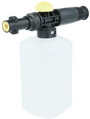 vhbw Foam Lance Compatible with Kärcher K3, K2, K5, K4, K7, K6 High Pressure Cleaner - Incl. Holder, Suction Hose - Material: Plastic
