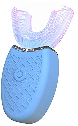 GesundPur BrushPro - Vollautomatische Rundum-Zahnbürste Vollautomatische 360° U-förmige elektrische Zahnbürste – Sonic Whitening, 4 Modi, IPX7, Silikon-Bürstenköpfe