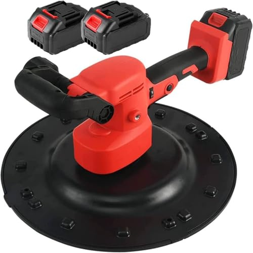 Levigatrice Per Muri, Levigatrice Elettrica Muri, Lucidatrice a Batteria Da 1680 W, Frattazzatrice Elettrica Per Muro a Secco Con Malta Cementizia(Battery - 1)