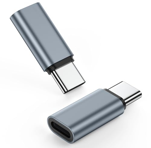Lightning to USB C Adapter 2 Pack for iPhone 17 Air 16 16e 15 Pro Max Plus, i Pad, Galaxy - NOT for Earphones/Microphone/Flash Drive/iPencil, USB-C to Lightning Adapter ONLY for Charging/Data Sync