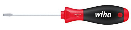Wiha Schraubendreher SoftFinish® Schlitz mit Rundklinge (27754) 6,0 mm x 100 mm
