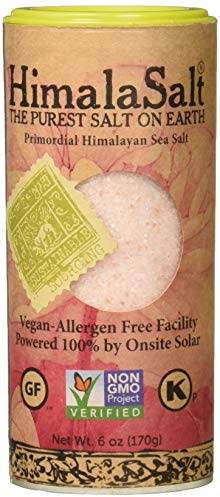 HimalaSalt Primordial Himalayan Sea Salt, Fine Grain Shaker, 6 Ounce