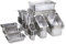 APS 81201 Contenedor GN 1/2, contenedor gastronorm de acero inoxidable/dimensiones 265 x 325 mm/altura 40 mm/volumen 2 litros