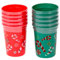 Chef Craft Select Kunststoff-Weihnachtsbecher-Set, 284 ml Fassungsvermögen, 5-teiliges Set, Farbe kann variieren